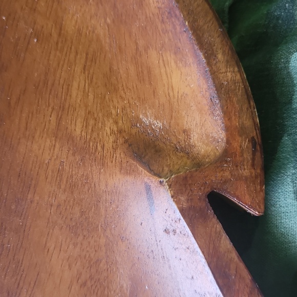 NEW wooden feather cutting board centerpiece - Picture 7 of 8